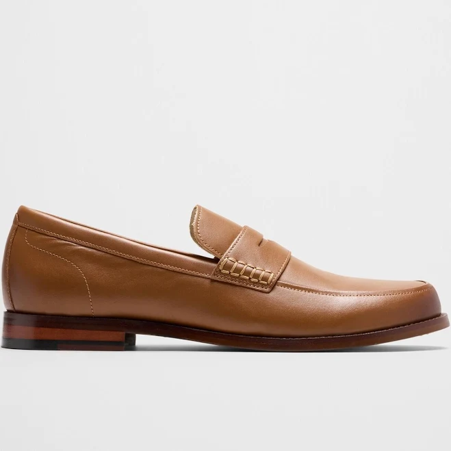shoes Men's Leather Penny Loafers Banana Republic Factory $99
