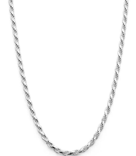 accessory Metal Masters Sterling Silver Italian Rope Chain Metal Masters Co. $58.99