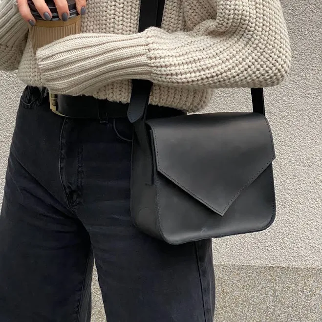 bag Minimalist Leather Shoulder Bag Etsy - TeploLeather $67.5