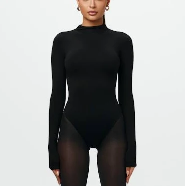 bodysuit Naked Wardrobe Women's Sculpt Mock Neck Bodysuit Naked Wardrobe $58