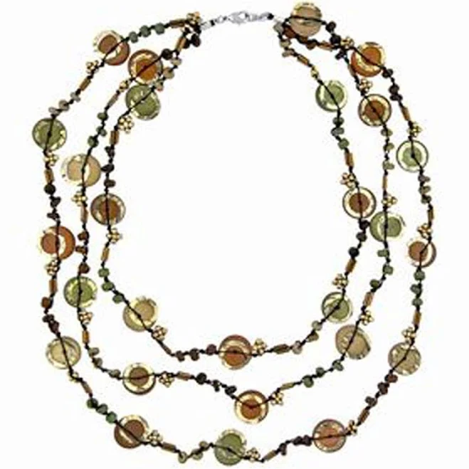 accessory Natural Earth Tone Necklace Acorn Naturalists $8.48