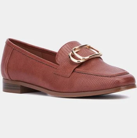shoes New York & Company Women's Ramira Slip-On Buckle Loafers New York & Company $27.99