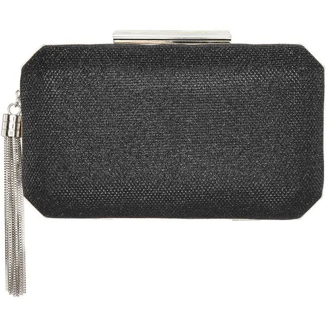 bag Nina Women's Geometric Minaudiere Bag with Tassle Macy's $46.8