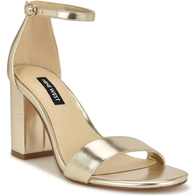 shoes Nine West Women's Toniann Block Heel Ankle Strap Sandals DSW $79.99