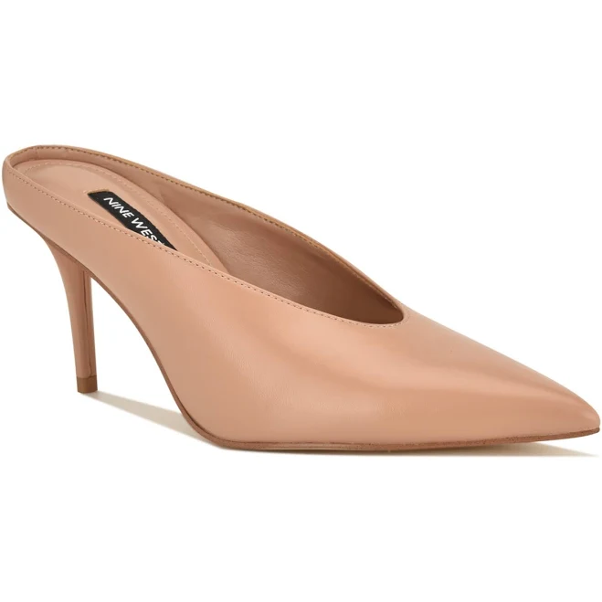 shoes Nine West Women's Verra Pointed Toe Stiletto Mule Pumps Macy's $66.5