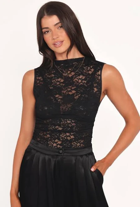 top Nissa Lace Top Petal & Pup USA $49