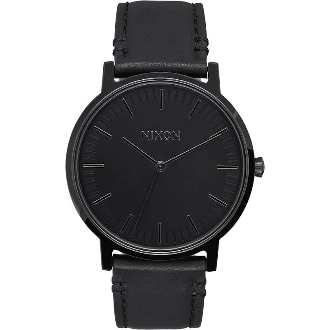 accessory Nixon Men's Porter Leather Watch Nordstrom $150