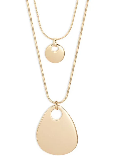 accessory Nordstrom Layered Flat Pendant Necklace Nordstrom $45