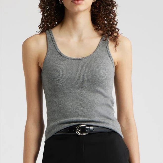 top Nordstrom Rib Scoop Neck Cotton Tank Nordstrom $29.5