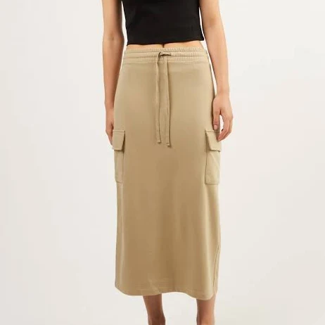 skirt Oak + Fort Midi Cargo Skirt Oak and Fort US $19.99