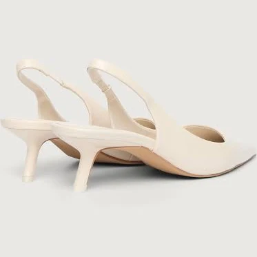 shoes Oak + Fort Pointed Toe Sling Back Kitten Heel Oak and Fort US $84