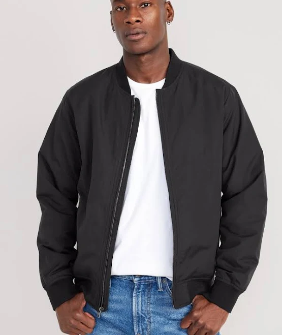 jacket Old Navy Men's Water-Resistant Zip Bomber Jacket Old Navy $48.99