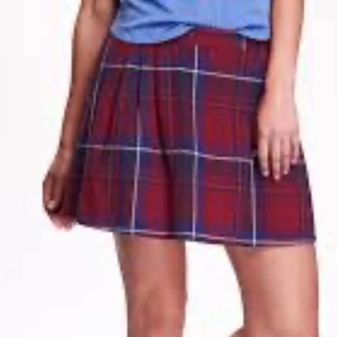 skirt Old Navy Skirts | Old Navy Pleaded Red And Blue Plaid Mini Skirt | Color: Blue/Red | Size: M | Bebegarcia210's Closet Poshmark $15
