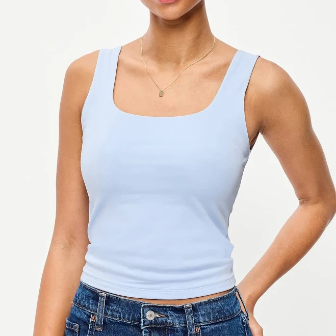 scoop neck top Old Navy Women's Double-Layer Scoop-Neck Tank Top |M Old Navy $16.99