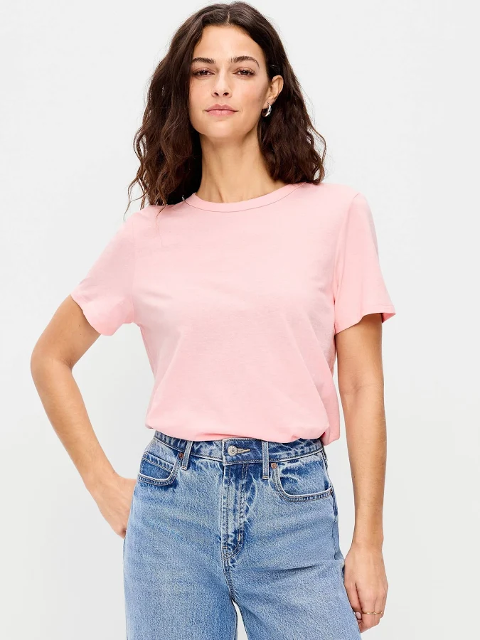 outfits Old Navy Women's Everywear Crew-Neck T-Shirt Old Navy $7.49