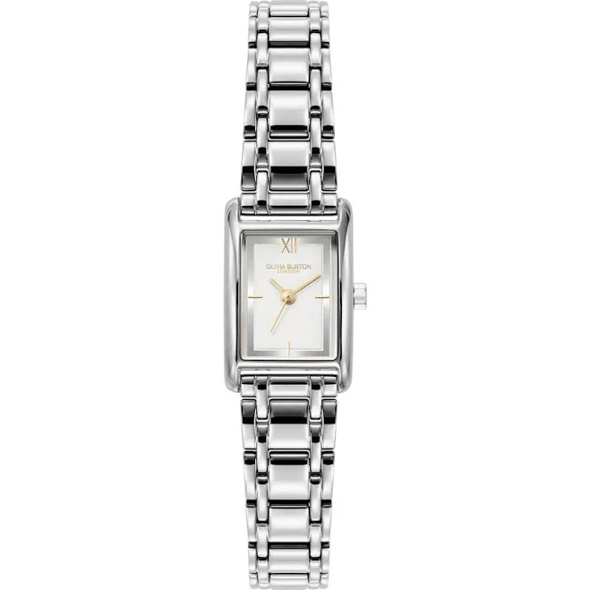 accessory Olivia Burton Women's Mini Grove Rectangular Stainless Steel Bracelet Watch Nordstrom $165