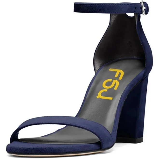 shoes Open Toe Vegan Suede Ankle Strap Sandals fsjshoes $112