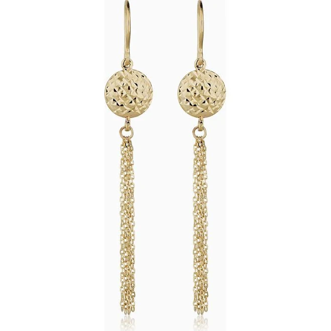 accessory ORADINA 14K Yellow Gold Naples Drop Earrings Nordstrom $324