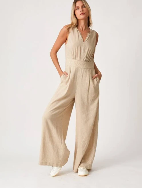 jumpsuit Panama Linen Jumpsuit Lovestitch $29