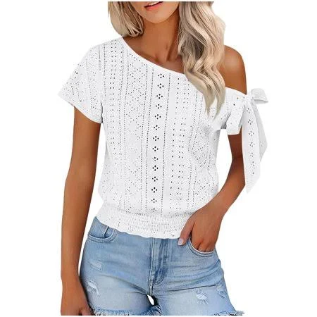 top Perfectbot Women's Off Shoulder Embroidered Blouse Walmart - Perfectbot Co. Ltd $11.14