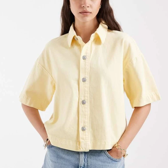 top Pieces boxy denim shirt ASOS $69