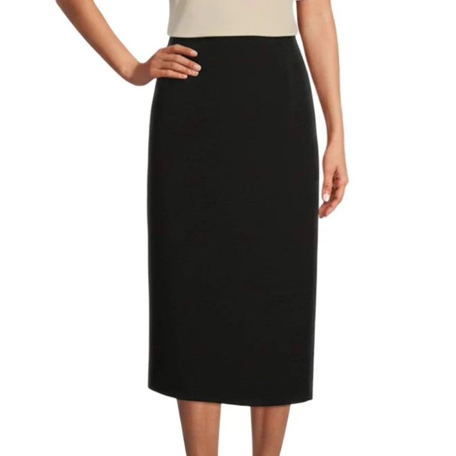 skirt Preston York Taylor Stretch Crepe Midi Pencil Skirt Dillard's $89