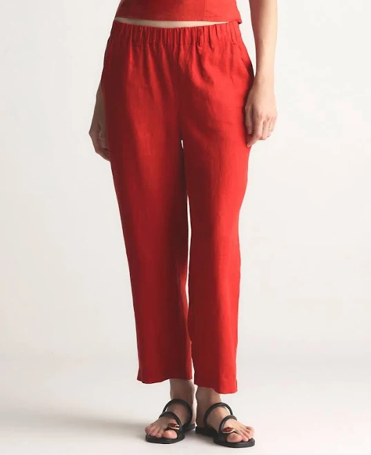 linen outfits Quince Women's European Linen Pants Quince $42