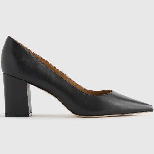 shoes Quince Women's Italian Leather Block Heel Pump Quince $98