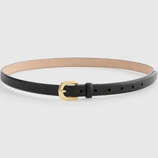 accessory Quince Women's Sofia European Leather Skinny Belt Quince $39.9