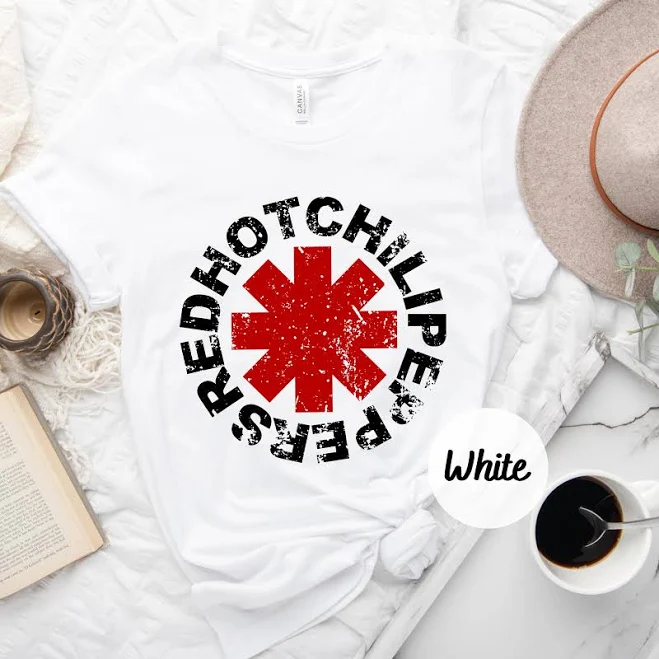top Red Hot Chili Peppers Vintage T-Shirt Etsy - Seller $8.99