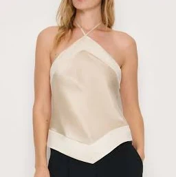 halter top Reformation Jillian Silk Top Reformation $168