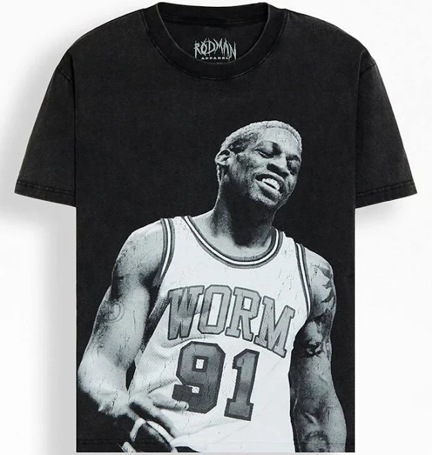 top Rodman Brand Candid Dennis Oversized Graphic T-Shirt PacSun $29