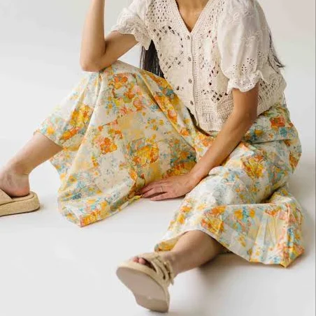 pants Rosenberg Wide Leg Floral Pants Piper & Scoot $54