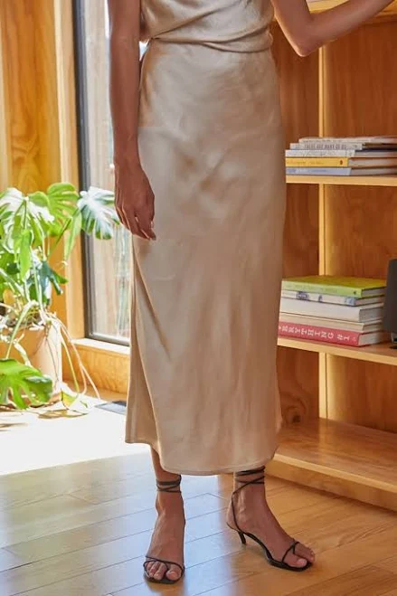 skirt Satin Skirt TINK and POSH $72