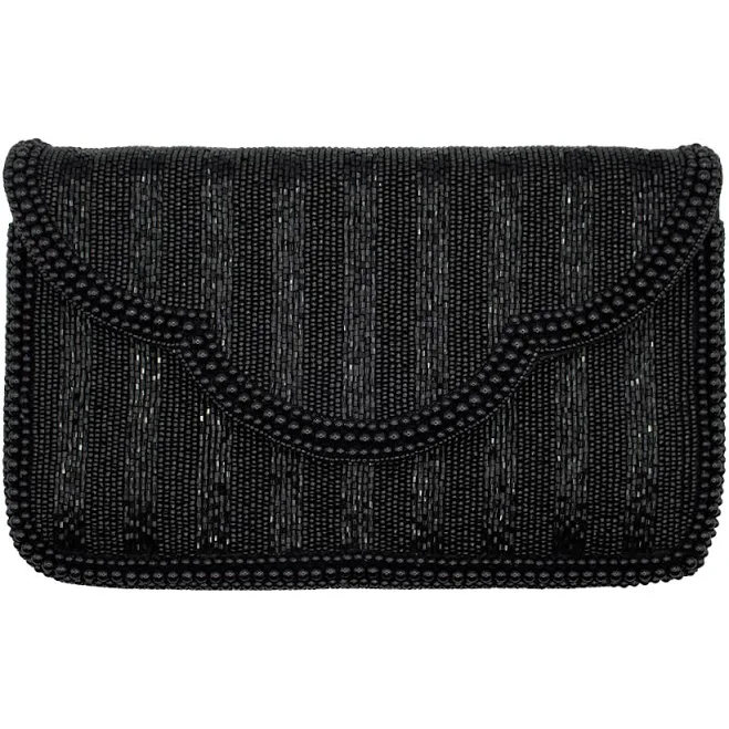 bag Scalloped Edge Beaded Clutch Swoon Boutique Lafayette $44