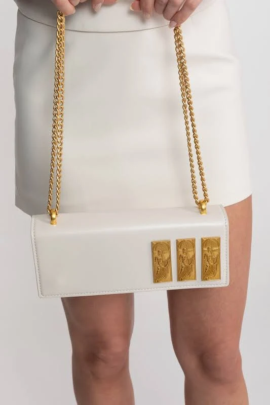 bag Shoulder Bag with Gold Embossed Plaques Sierra Darien $89.99