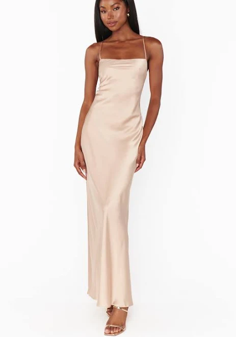 dress Show Me Your Mumu Dani Luxe Satin Slip Dress Show Me Your Mumu $188