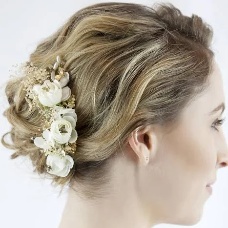 accessory Sissily Designs Bridal Flower Hair Comb Sissily Designs $30