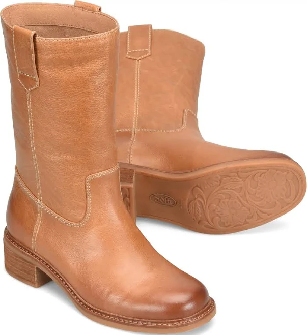 shoes Sofft Tabitha Women's Mid Calf Leather Boots Sofft Shoes $209.95