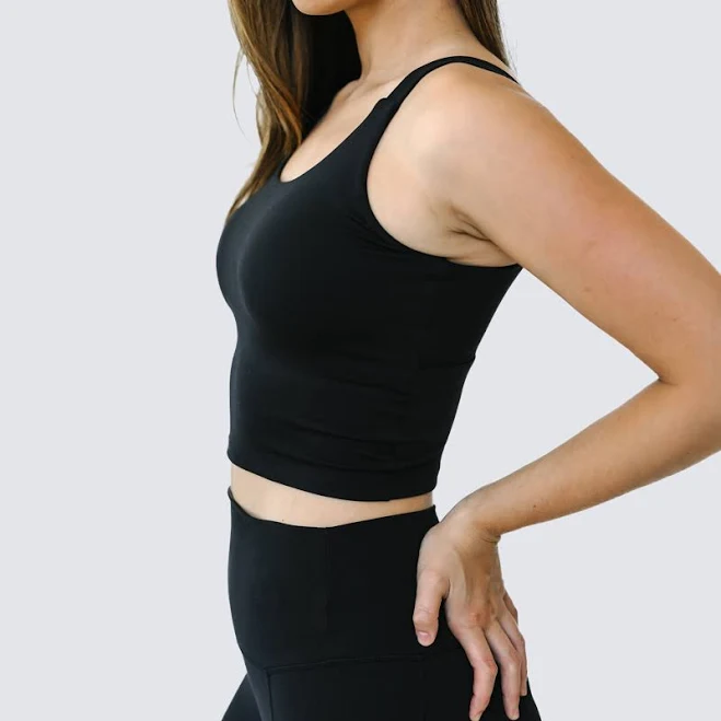 crop top SoftLuxe Long Crop Top Love and Fit $36