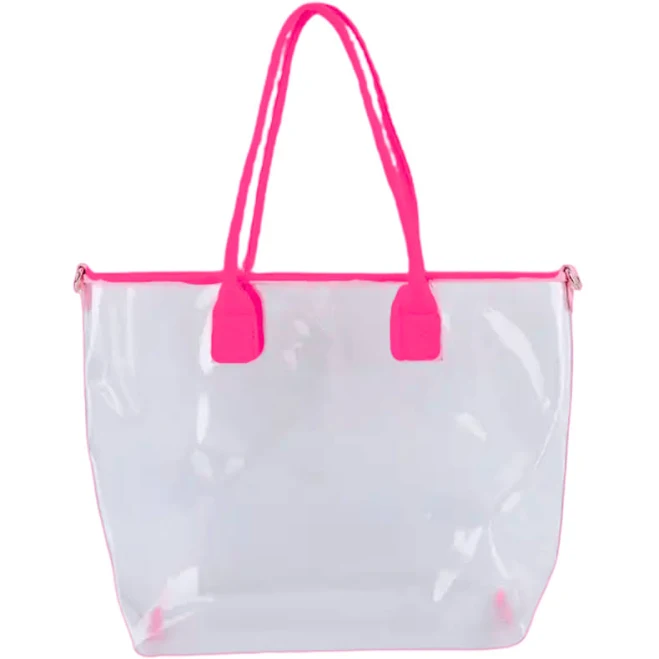 bag Sprinkled with Pink Monogrammed Clear Tote Bag Sprinkled With Pink $29.99
