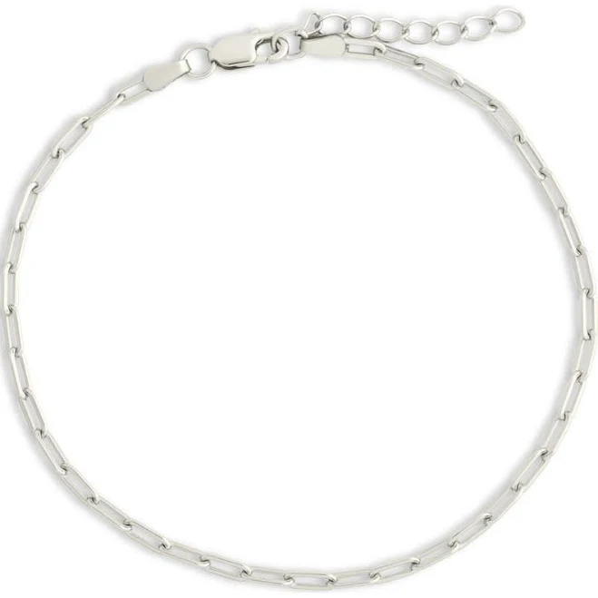 accessory Sterling Forever Dainty Paper Clip Chain Bracelet Nordstrom $48