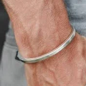 accessory Sterling Silver Minimalist Open Bangle Bracelet Etsy - MeritMade $116