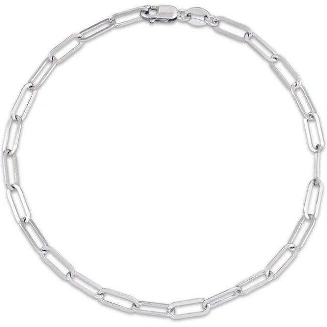 accessory Sterling Silver Paperclip Chain Bracelet, 7.5" Kay Jewelers $39.99