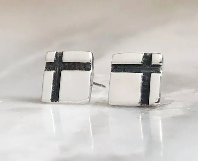 accessory Sterling Silver Sculptor Studs Silver Sculptor $40
