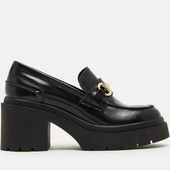 shoes Steve Madden Women's Lazra Block Heel Loafers Steve Madden $79.99