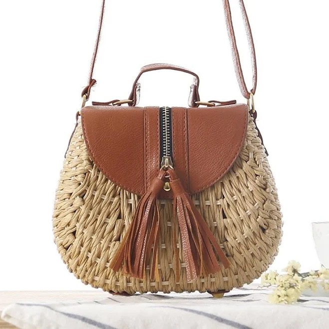 bag Tassel Woven Crossbody Bag Baginning $43.99