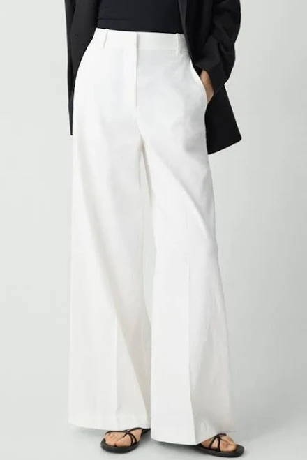 pants Theory Women's High Waist Wide Leg Trousers Nordstrom $325