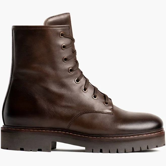 shoes Thursday Boot Company Women's Java Leather Combat Lace-Up Thursday Boot Company $180