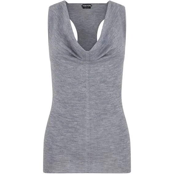 cowl neck top Tom Ford Women's Merino Wool Rib Knit Cowl Collar Tank Top Tom Ford Fashion US $1350